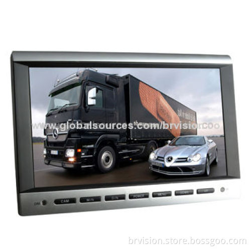 10.1-inch Quad-split Screen Monitor with Detachable Sun Shield, Remote Controller